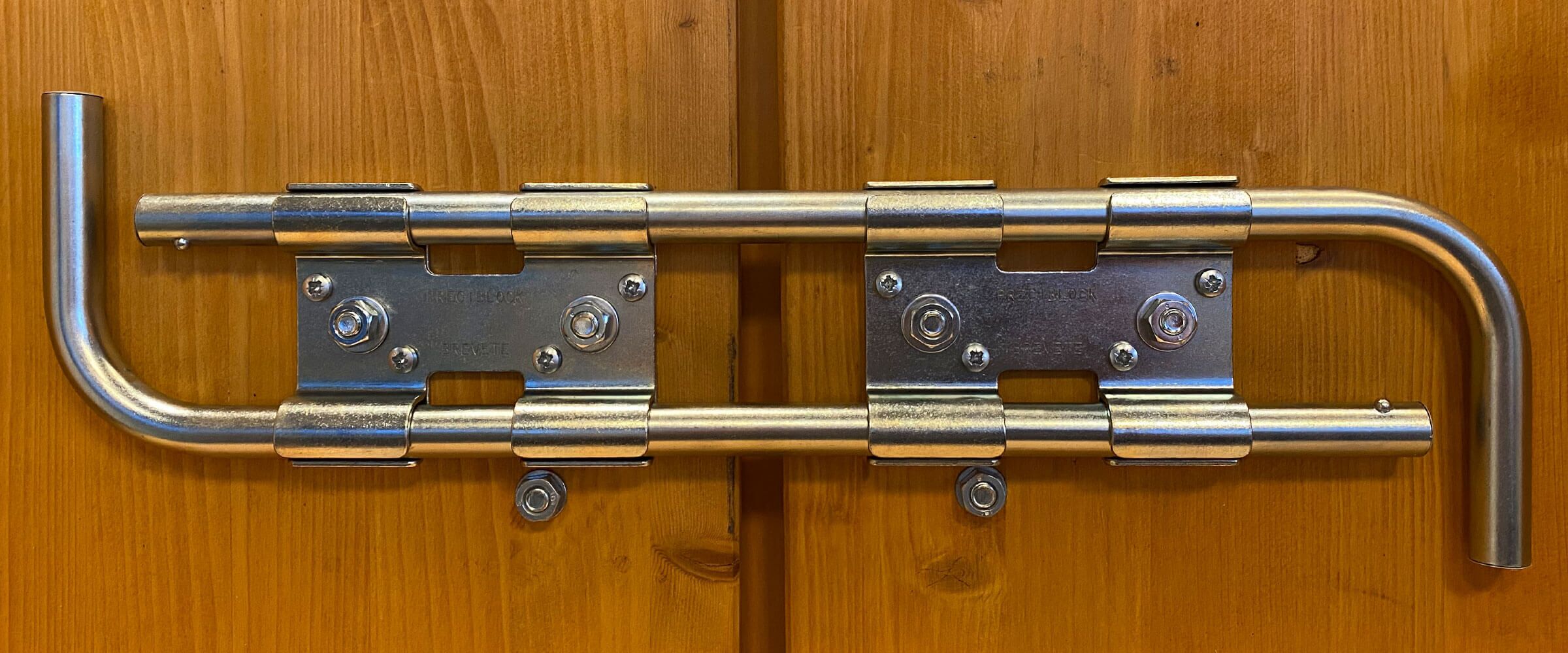 Double barre de sécurité ZINGUÉE BLANC – Image 2