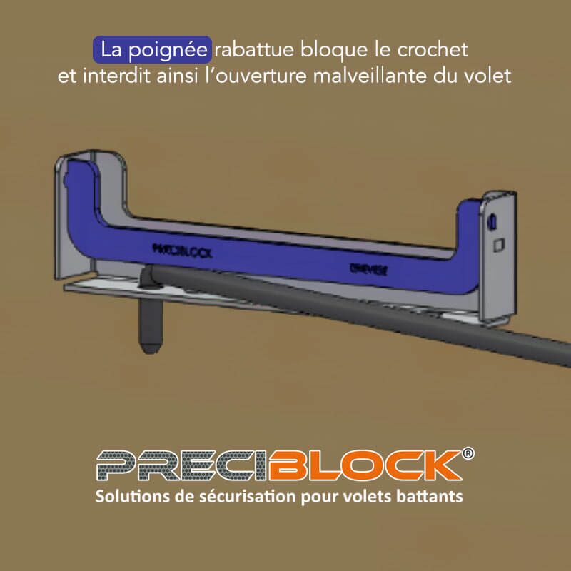 Crémaillère sécurité - 3D - PRECIBLOCK