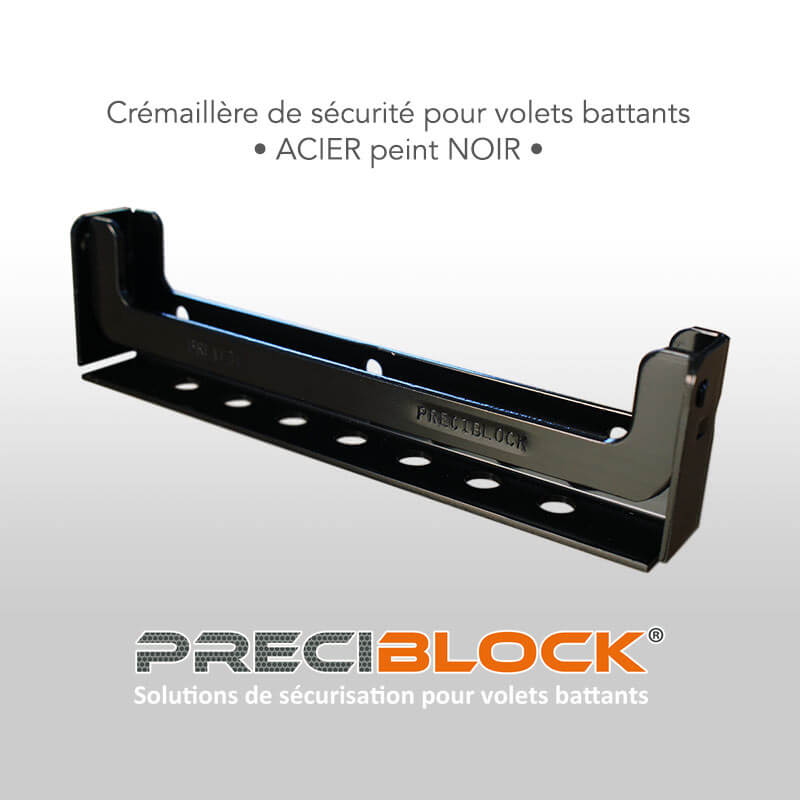 Crémaillère de sécurité pour volets battants