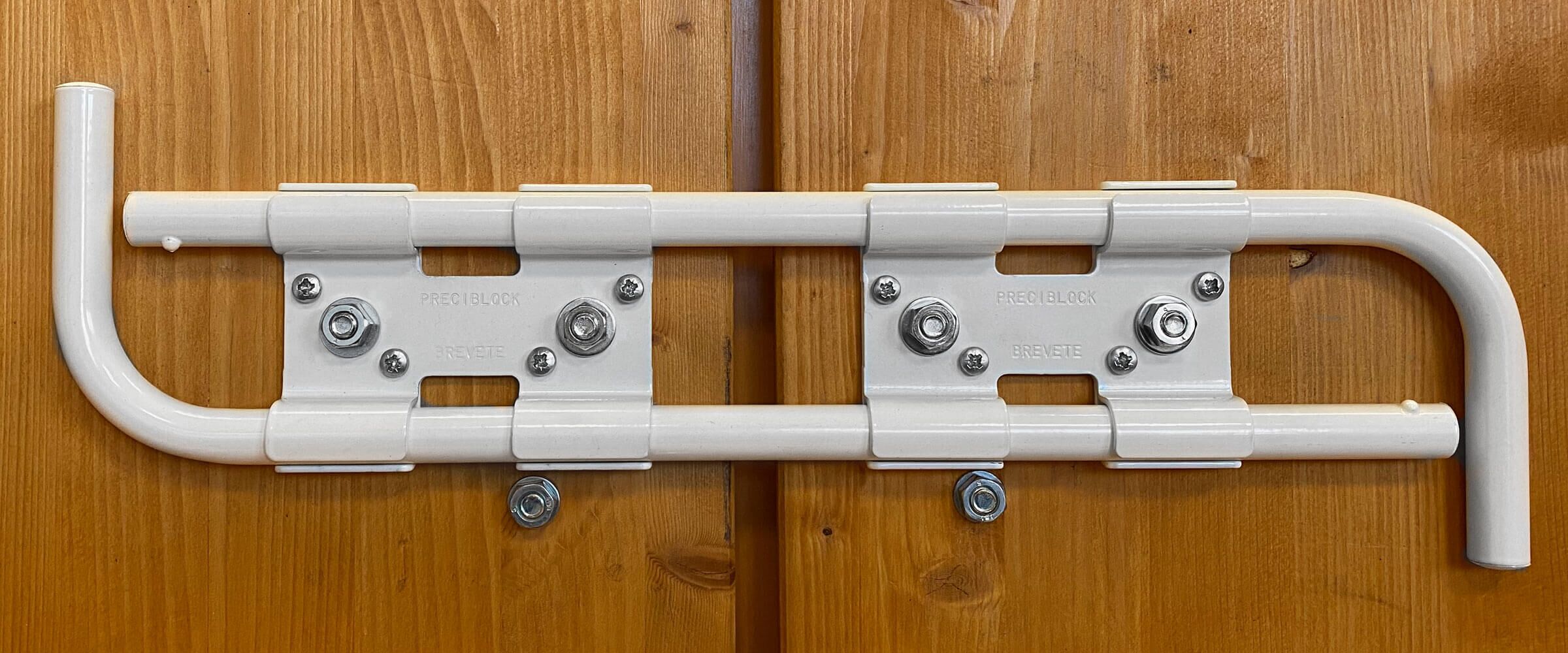 Double barre de sécurité PEINTE BLANC RAL 9016 – Image 2