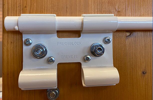 Double barre de sécurité PEINTE BLANC RAL 9016 – Image 3